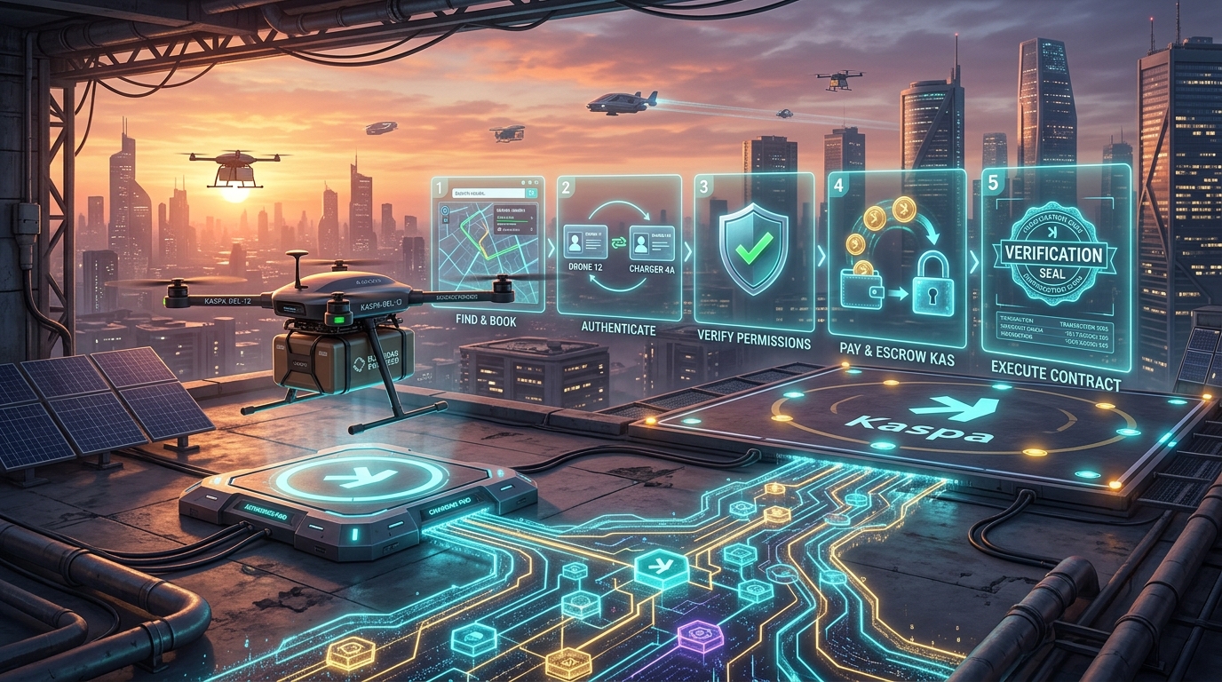 Full platform interaction — all five primitives in one atomic transaction